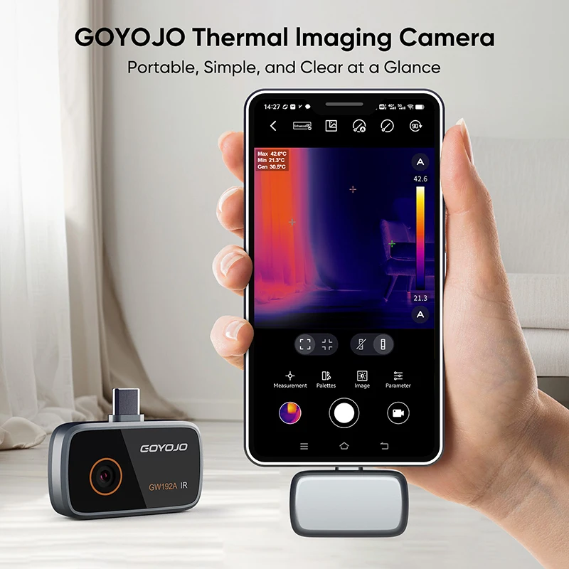 サーマルカメラ GOYOJO Thermal Imager GW192A GOYOJO GW192A 25Hz Android Type-C Thermal Imager 192*192 Mobile