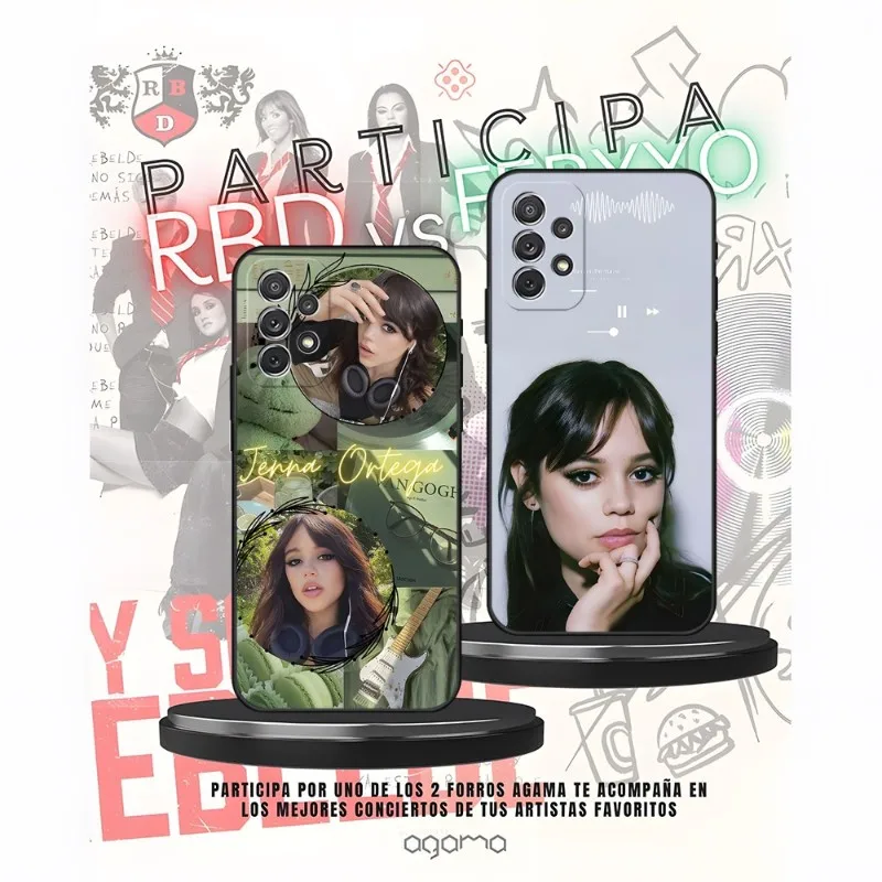 Jenna Ortega Actor Phone Case For Samsung Galaxy A31 A33 A52 A13 A02 A53 A50 A73 A40 A20 A23 Galaxy A54 A14 A34 Back Cover