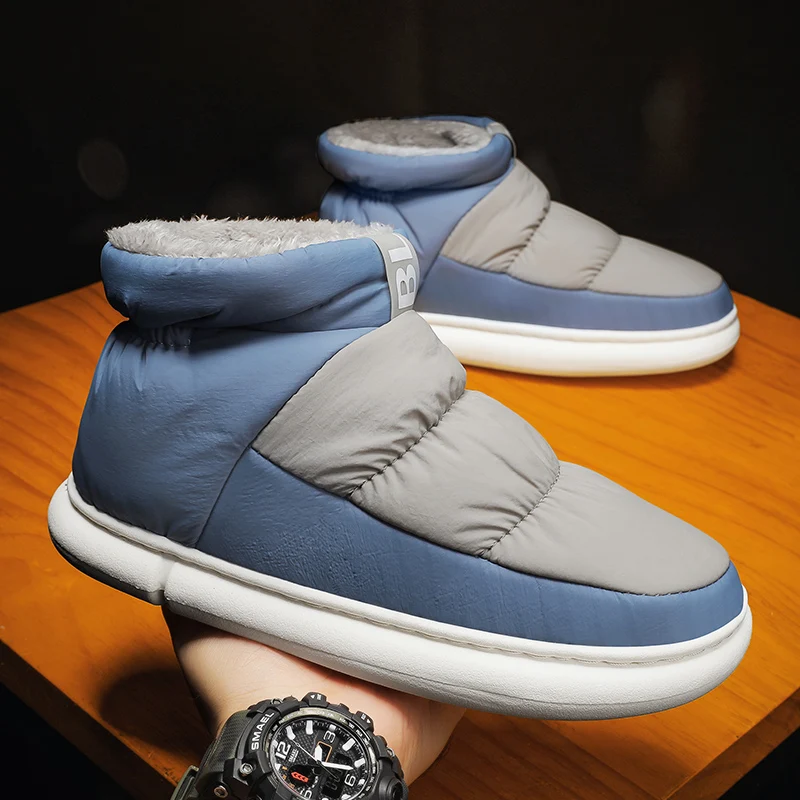 CYYTL Warm Fur Snow Mens Boots Casual Winter Women Shoes Outdoor Platform Walking Luxury Designer Couple Unisex Fashion Sneakers image 2