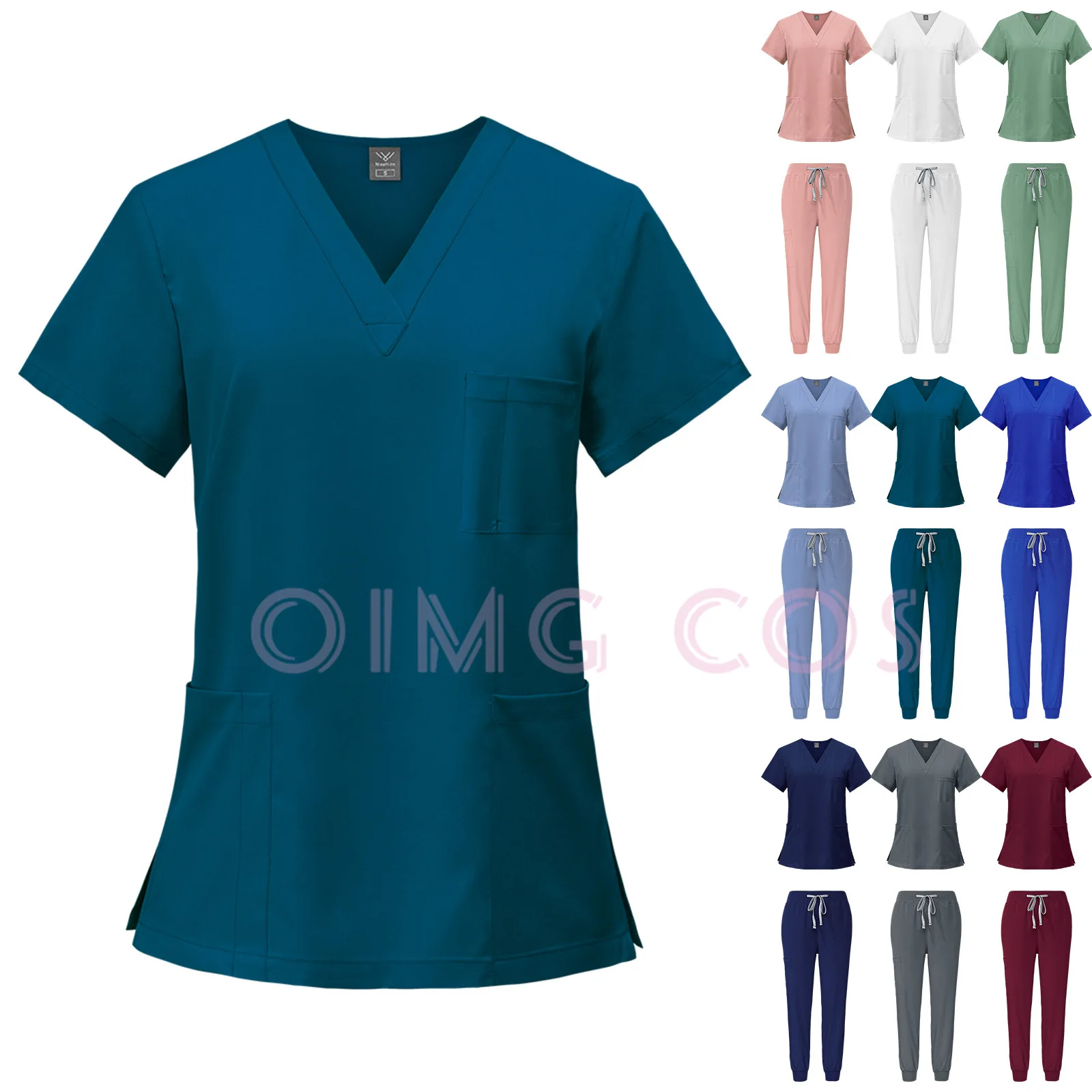 scrubs-women-wholesale-medical-jogger-set-nurses-accessories-dental-clinic-pet-grooming-scrub-top-pants-sets-scrubs-uniforms