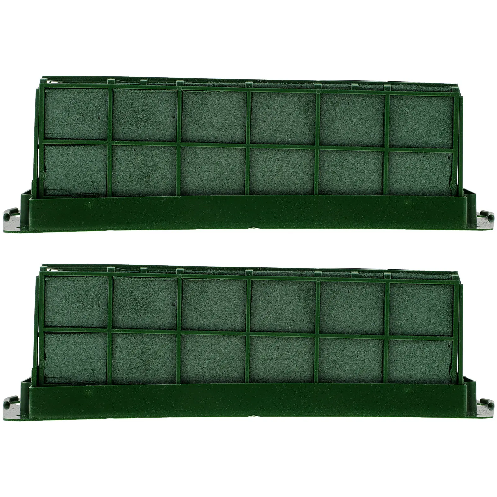 

2Pcs Floral Foam Cage Flower Holder with Strong Water Absorption Hanging Design for Wedding Birthday Prom Floral Arrangement