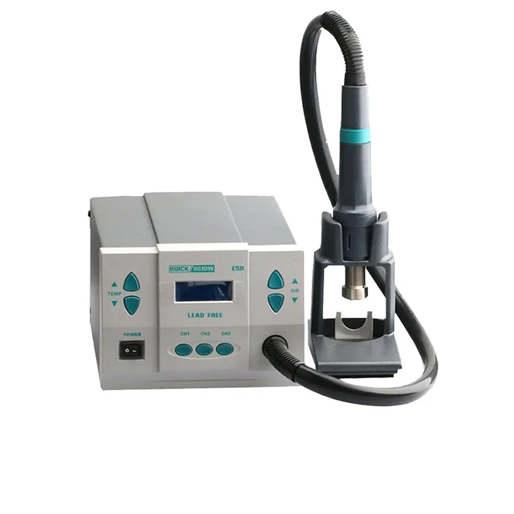 QUICK 861DW Hot Air for Heating Soldering Station 1000W Rework Station + nozzle IC CPU Motherboard Phone Repair Tool