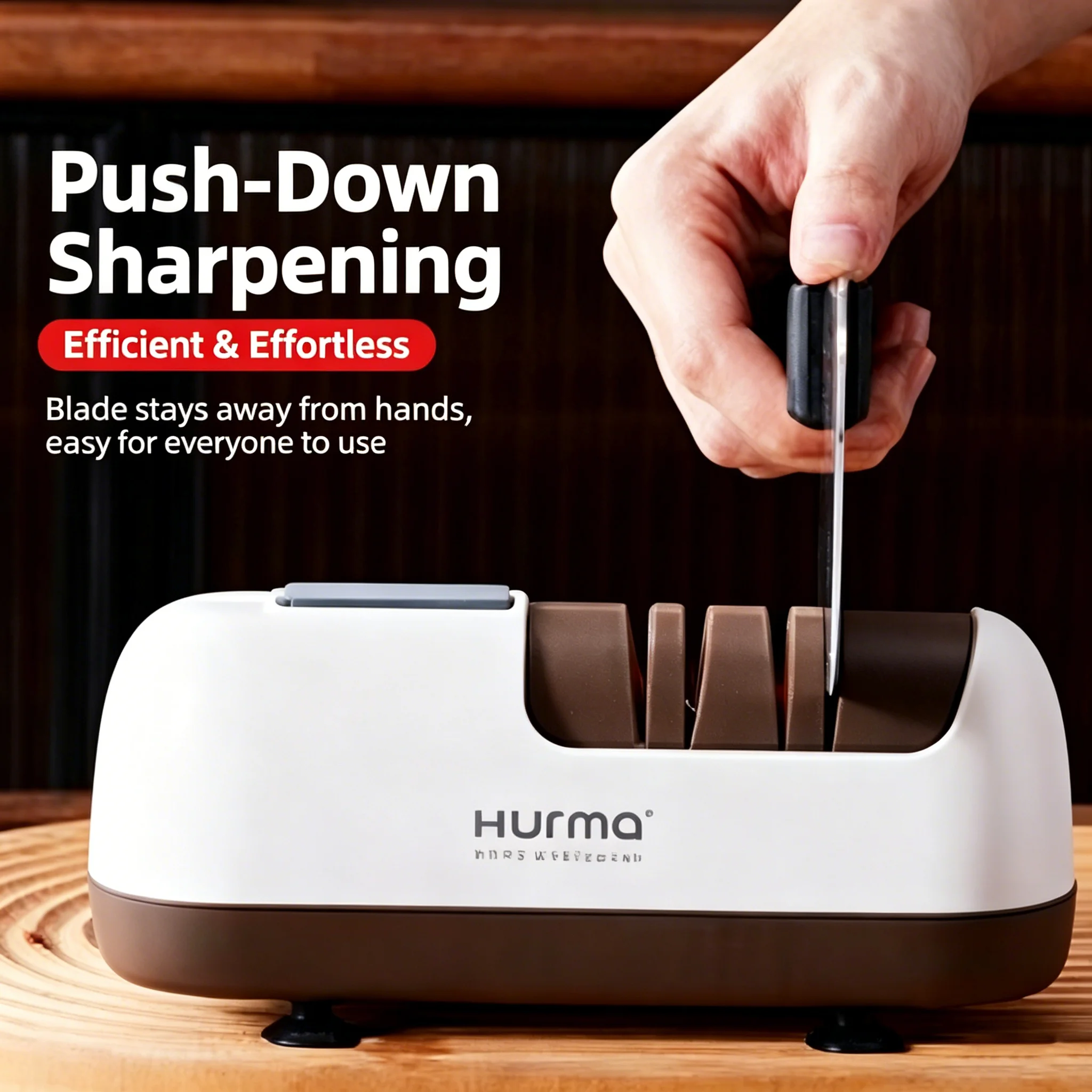 Kitchen Gadgets For Seniors - Pengasah Pisau Listrik 4 Tahap Profesional,