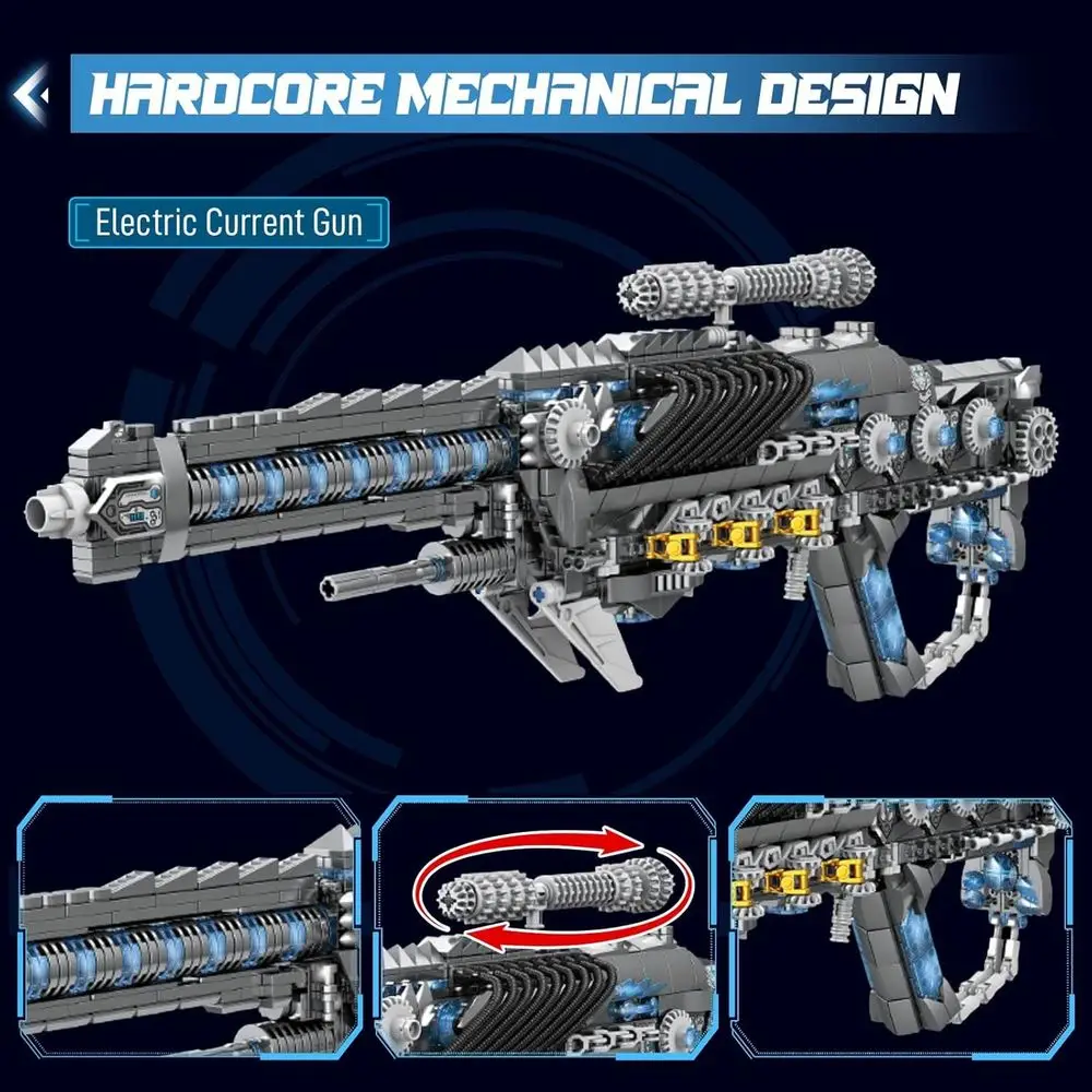 ชุดตัวต่อเครื่องกลมังกรสีเทาแบบสองรูปแบบ 1,390 ชิ้น เหมาะสำหรับการสะสมและจัดแสดงสำหรับวัยรุ่นและผู้ใหญ่