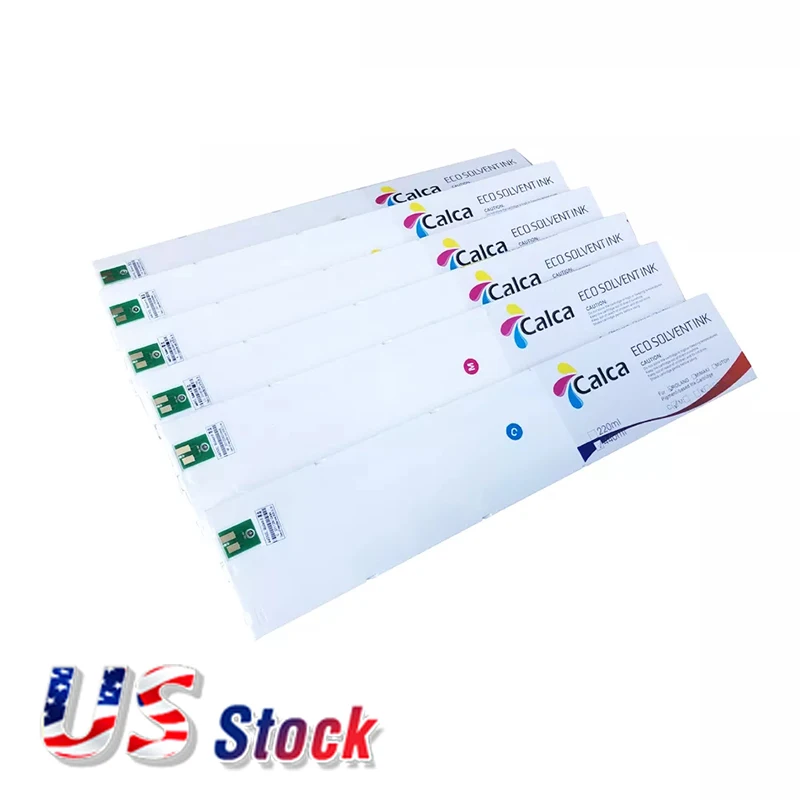 Calca Compatible 440ml Roland ECO-Sol Max Ink Cartridge High Quality CYMK Ink Cartridge for Bulk Wholesale US Stock