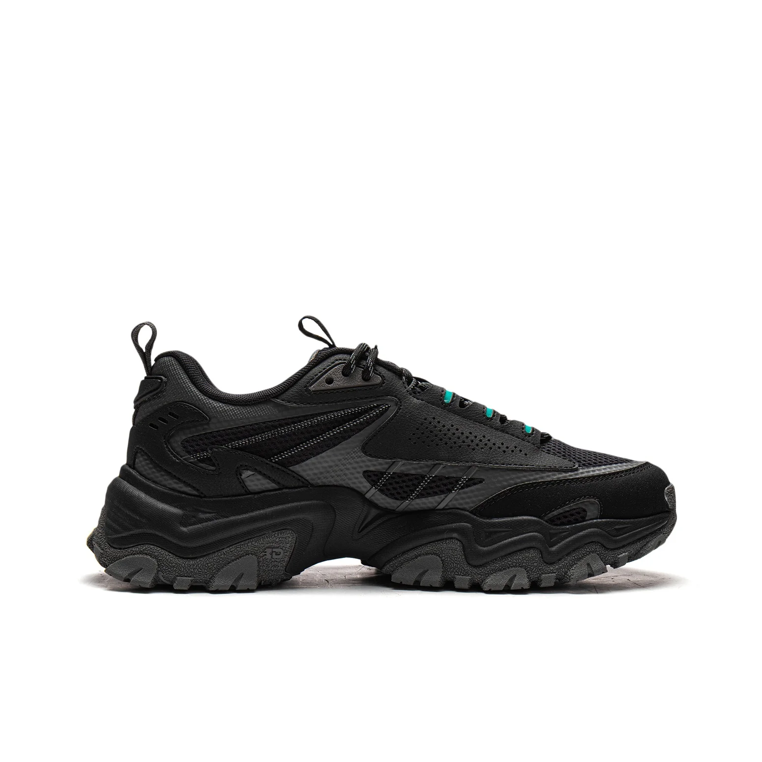 Li Ning Joyful Journey Low top Chunky Sneakers Men's Black Gray AGLW007-2 view 3