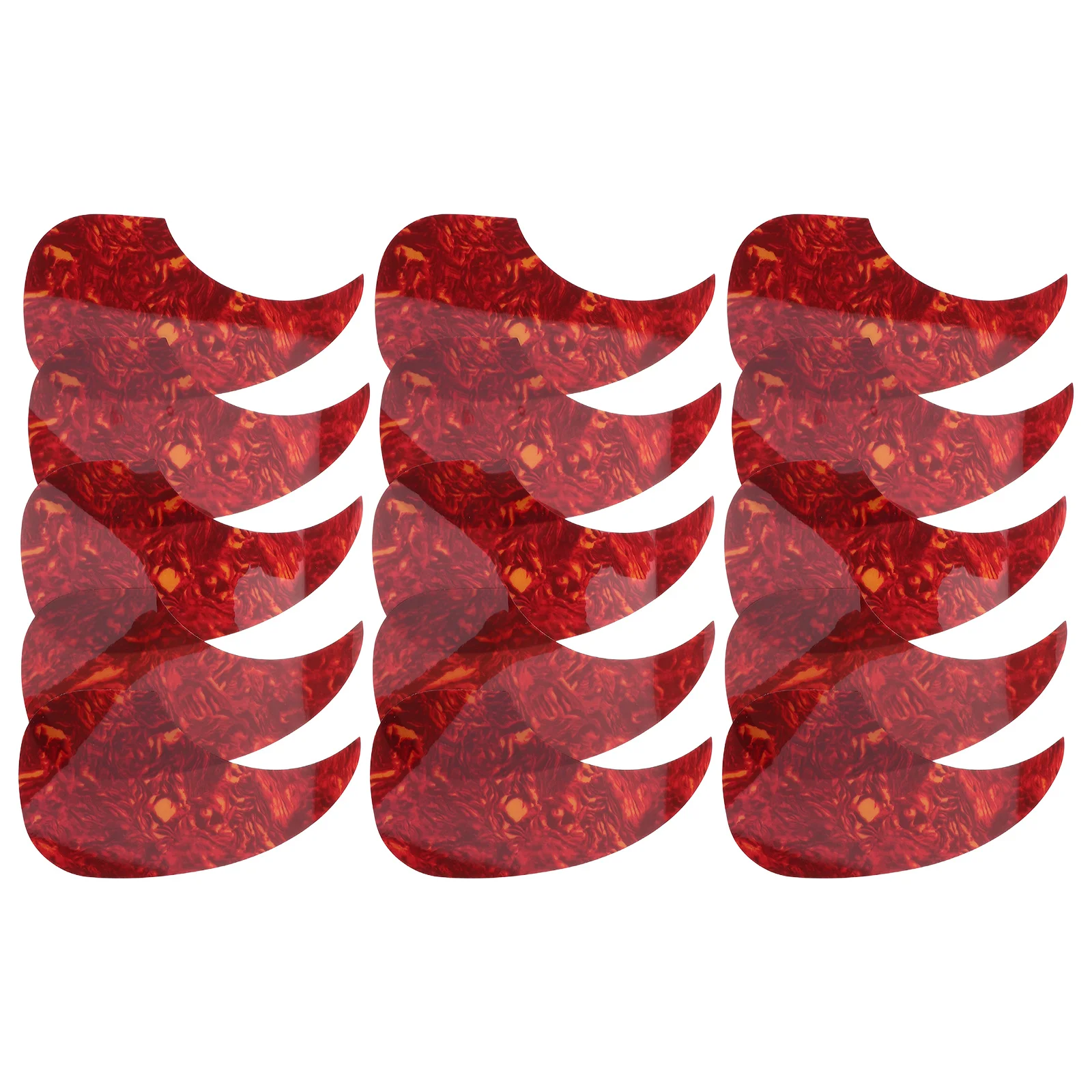 

15Pcs Acoustic Guitar Pickguard Self Adhesive Scratch Plate Protector Sticker Folk Electric Instrument