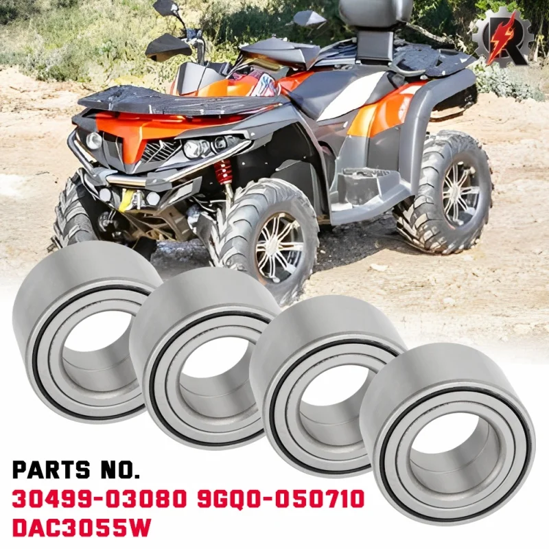 

Комплект из 4 подшипников ступицы колеса для квадроциклов CFMOTO 400 450 500 500S 520 550 600 625 800 800EX 820 800XC 850 1000 (номера деталей: 30499-03080, 9GQ0-050710)
