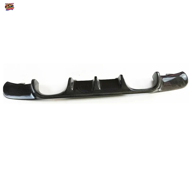for BMW Real M3 Sedan 4 Door Only 2005-2011 E90 Carbon Fiber Rear Bumper Diffuser Splitter - view 3