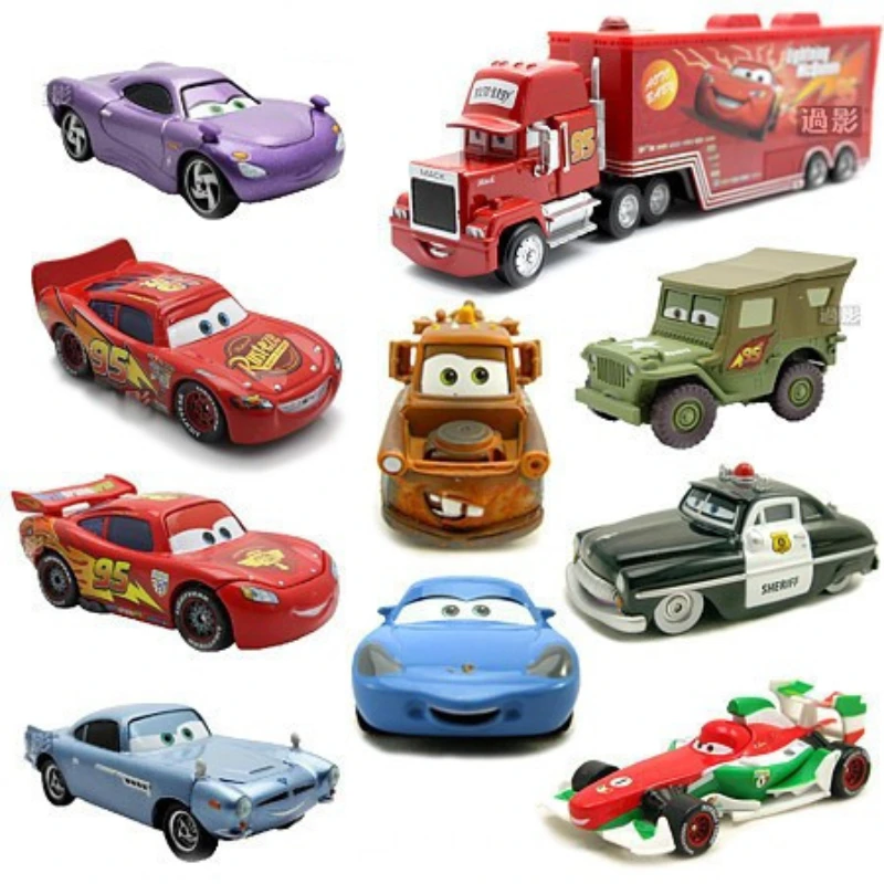 

Takara Tomy Tomica Disney Pixar Cars Chick Hicks Lightning McQueen 1:60 Alloy Model Vehicle Toys Sheriff Auto Boy Children Gift