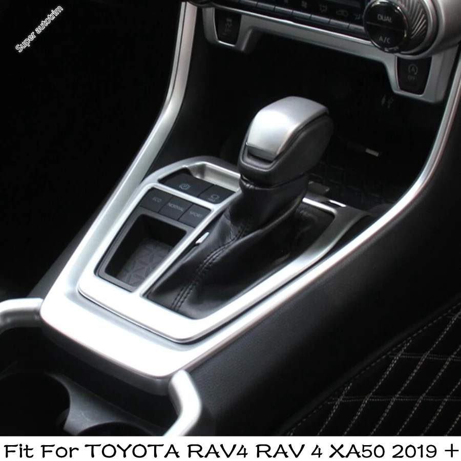 

Car Central Console Gear Shift Box Panel Frame Decoration Trim Cover Accessories Interior For TOYOTA RAV4 RAV 4 XA50 2019 - 2024