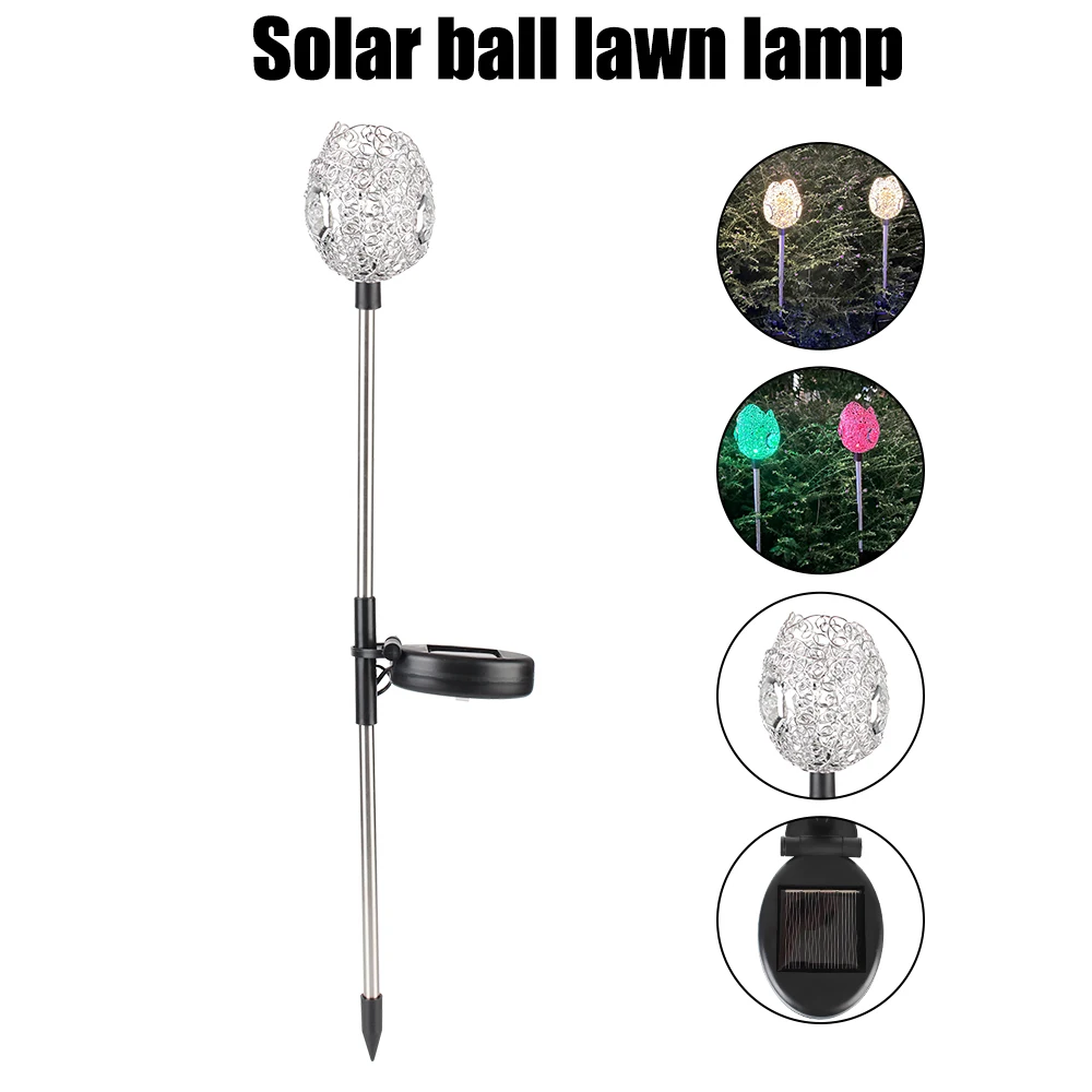 

Colorful Decorative RGB LED Solar Lights Copper Wire Lighting Lawn Lamps IP65 Waterproof Outdoor Garden Path Walkway Patio