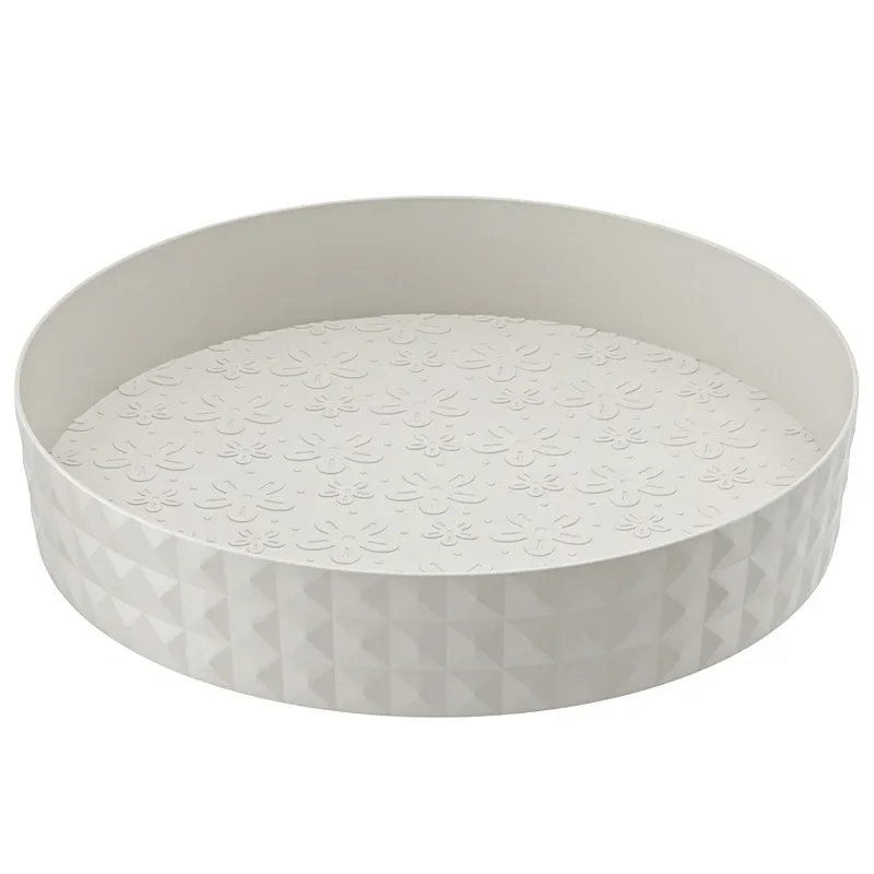 1 قطعة تخزين المطبخ رف توابل 360 درجة خزانة دوارة تخزين الرف صينية تخزين مستحضرات التجميل الرف عدم الانزلاق التوابل رف مستدير