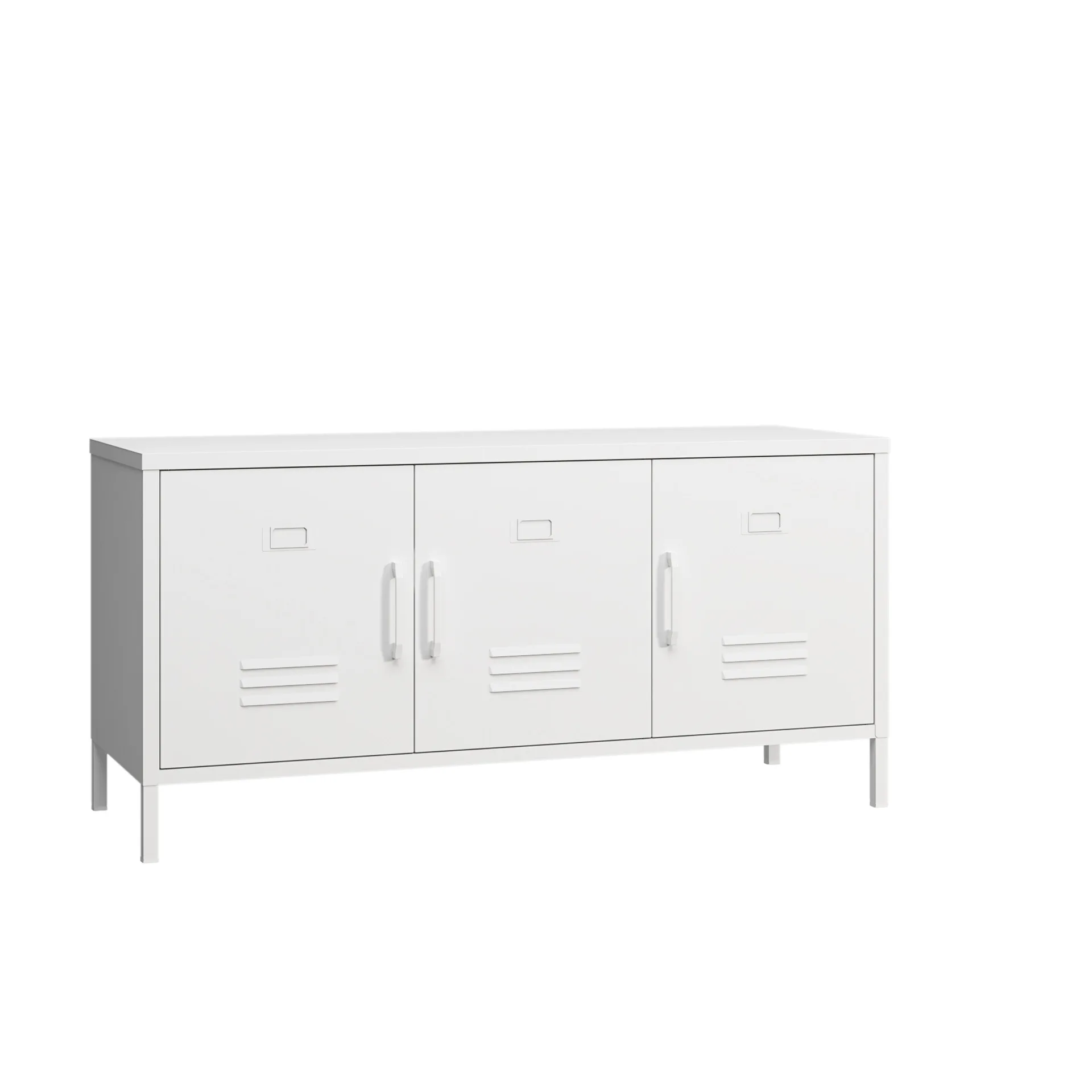 Imagen 7: Mueble de TV de color sólido, taquilla de acero para sala de estar, dormitorio y hogar