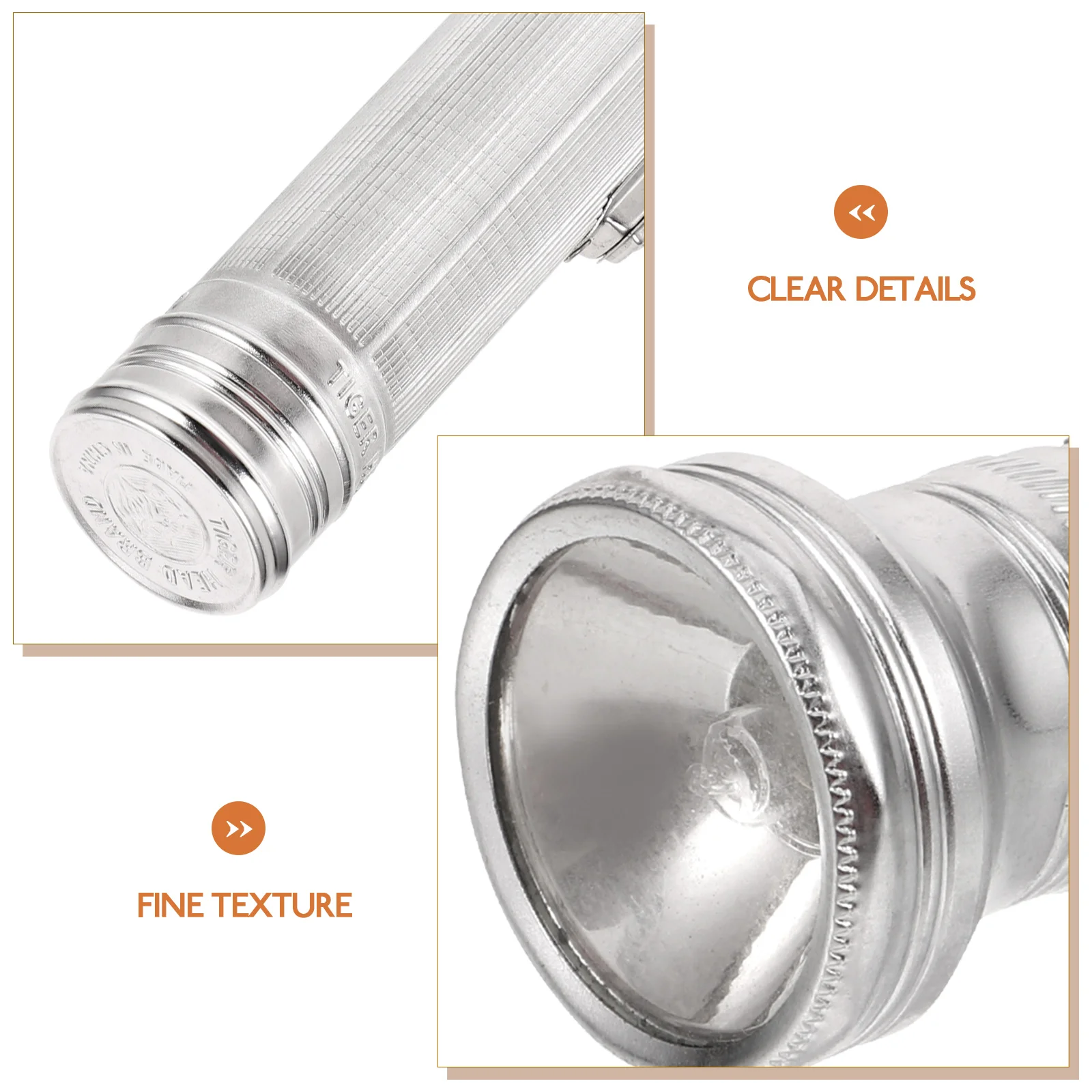 Taschenlampe Schlüsselanhänger Metall tragbar klein für Outdoor-Ring altmodisches Camping Eisen Vintage-Arbeit