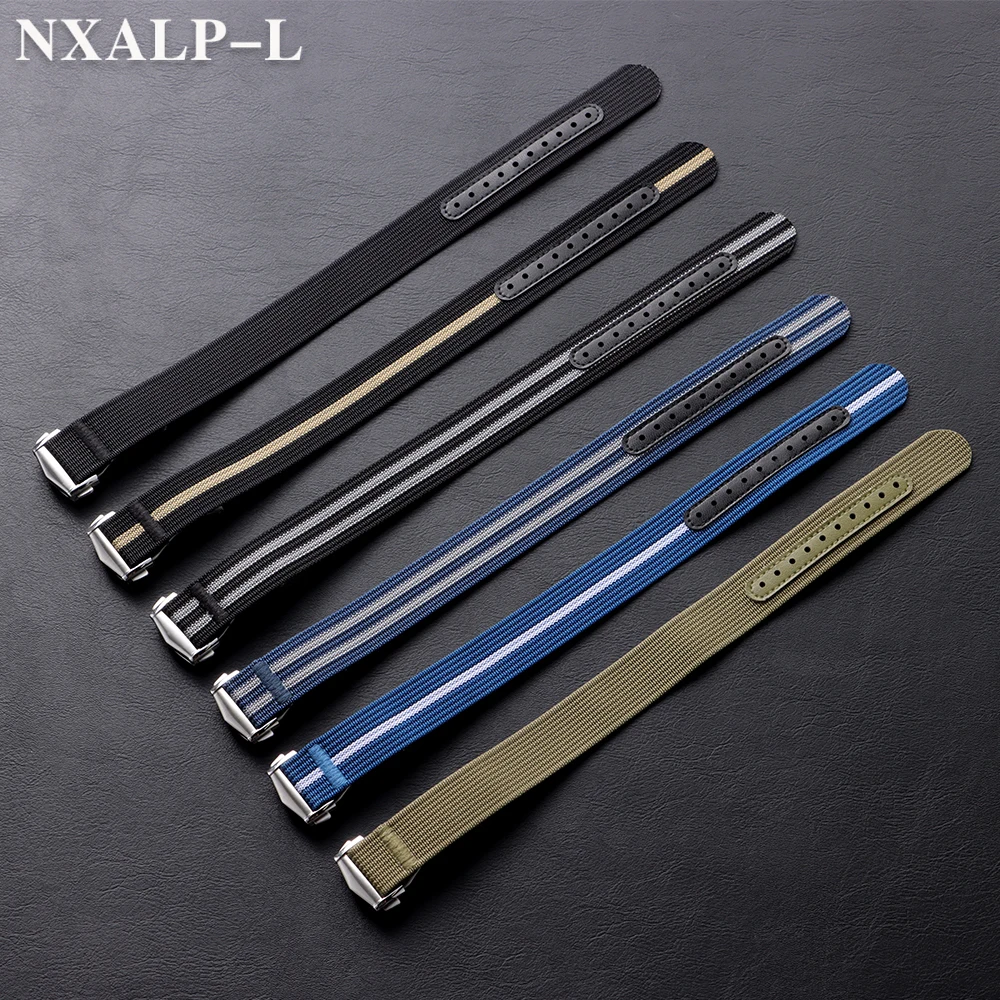 Geripptes Nylon-Uhrenarmband 20 mm für Omega Seamaster für Tudor für Rolex-Armband, Herren-Militärsportuhrenarmband mit Faltschließe