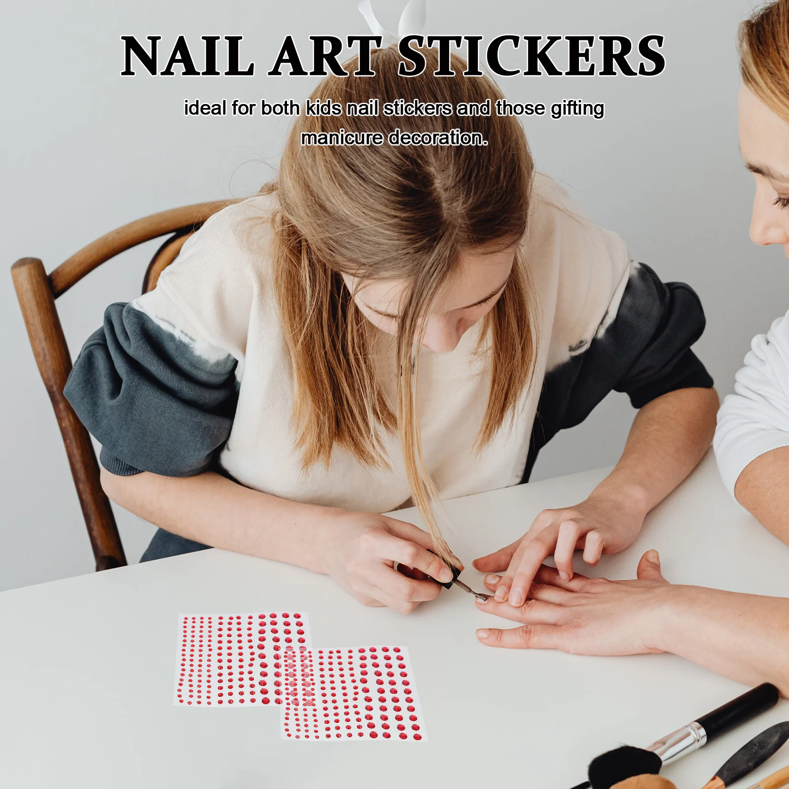 

20Pcs Nail Jewel Stickers Acrylic Rhinestones Self Adhesive Flatback Charms Nail Art Decoration Accessories Stickers for Nails