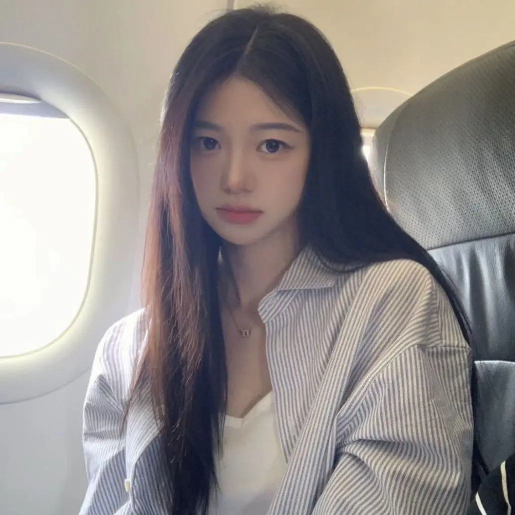 

Blue Striped Loose Women's Shirt Spring Autumn Outerwear Versatile Slimming Casual Fashion Korean Style Long Sleeve Blouse