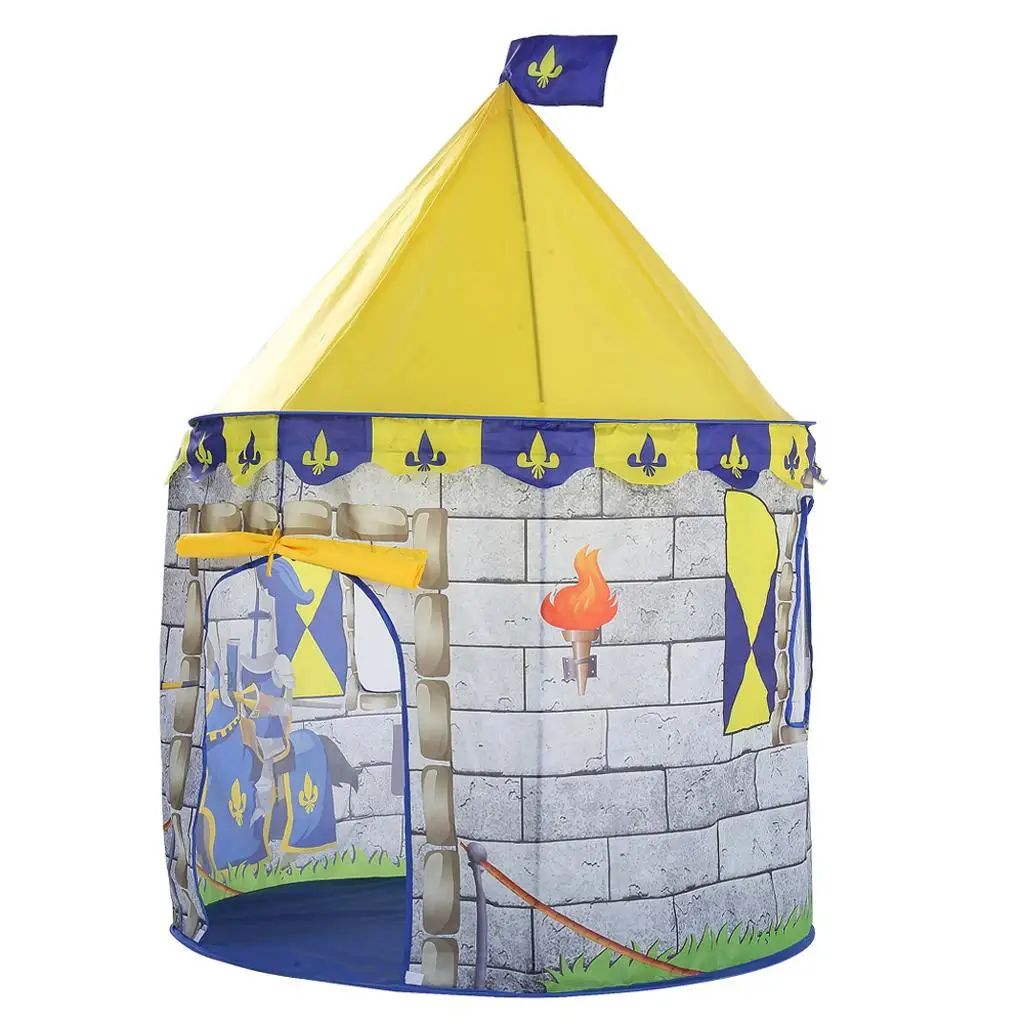 Foldable Knight Themed Tent Playhouse for , 39inch x 39inch x 53inch