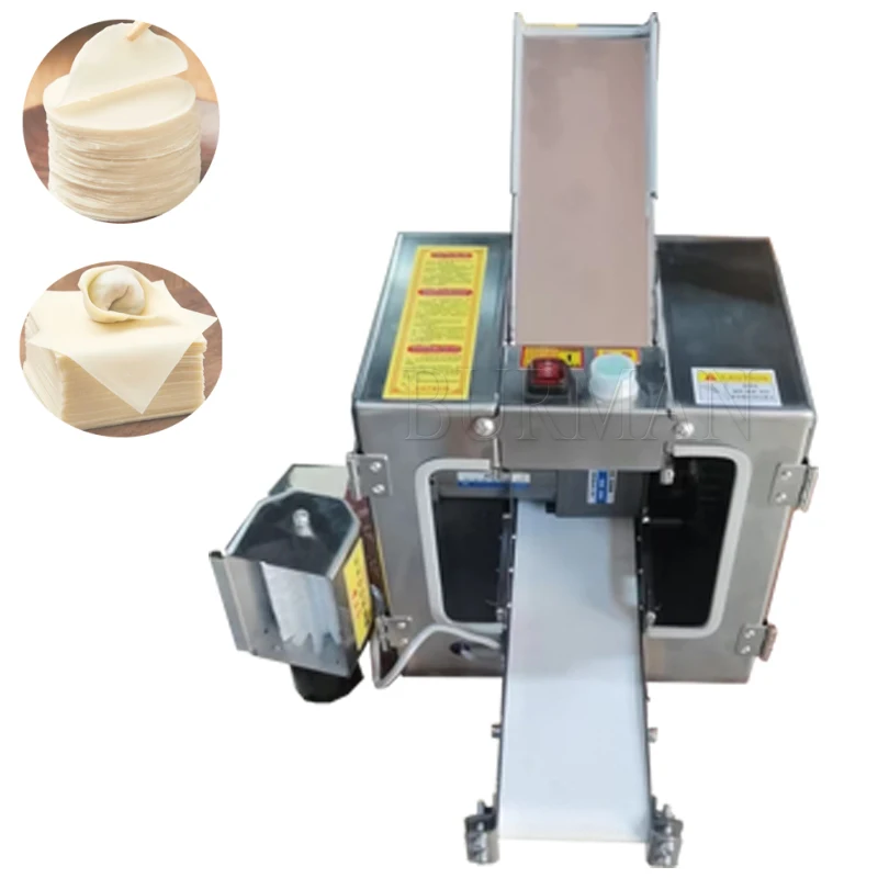 

Automatic Dumpling Wrapper Machine Wonton Jiaozi Skins Rolling Chaos Leather Slicer Commercial 220V 110v Dumpling Maker Machine