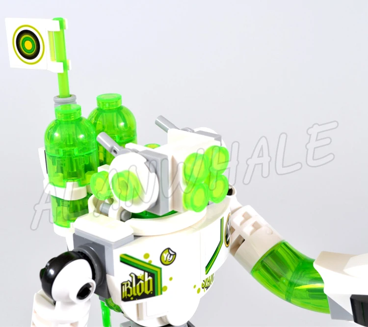 244pcs Dream uaz e Z-Blob il Robot Nightmare Monster Mech 81454 Building Blocks giocattolo compatibile con il modello