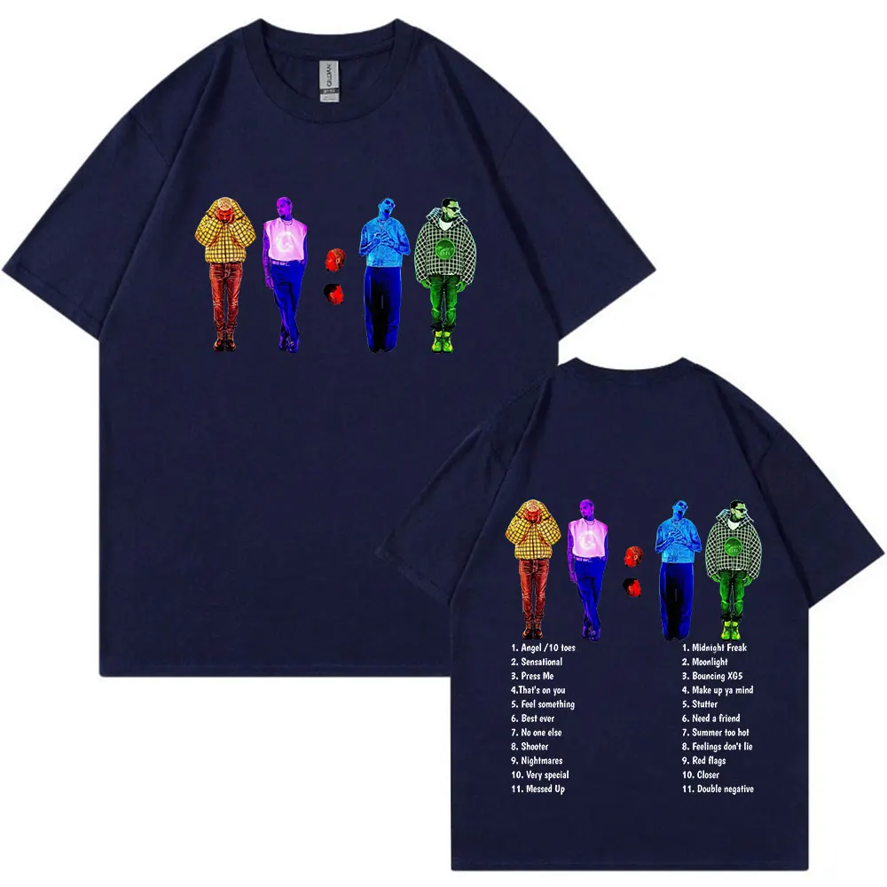 Chris Brown 11:11 Album T Shirt Men Women Sort Sleeve Hip Hop T-shirts Summer Casual Unisex and Fans Oversized T Shirts