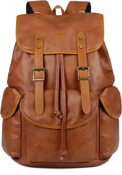 Vegan Leather Backpack 1
