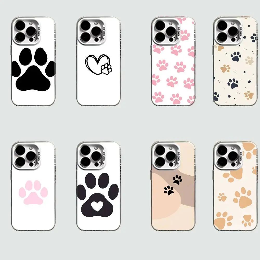 

Dog Paw Case for iPhone 16 15 14 13 12 11 Pro Max Plus Air 16E X XR XS Max Hard Shockproof Bumper Cover