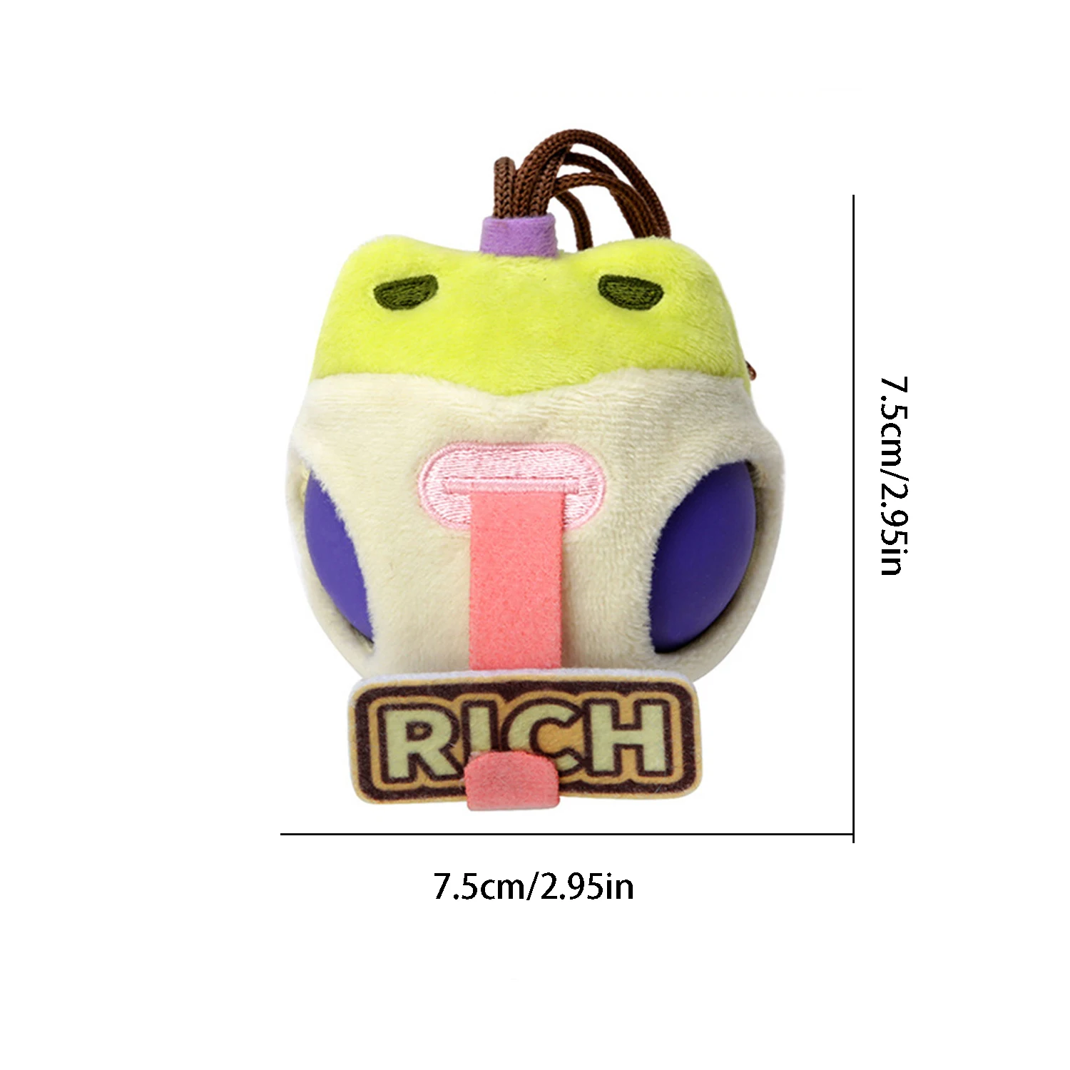 Crazy Money Frog Decompression Ball New and Unique Plush Decompression Toy Bubble Bubble Frog Style Random