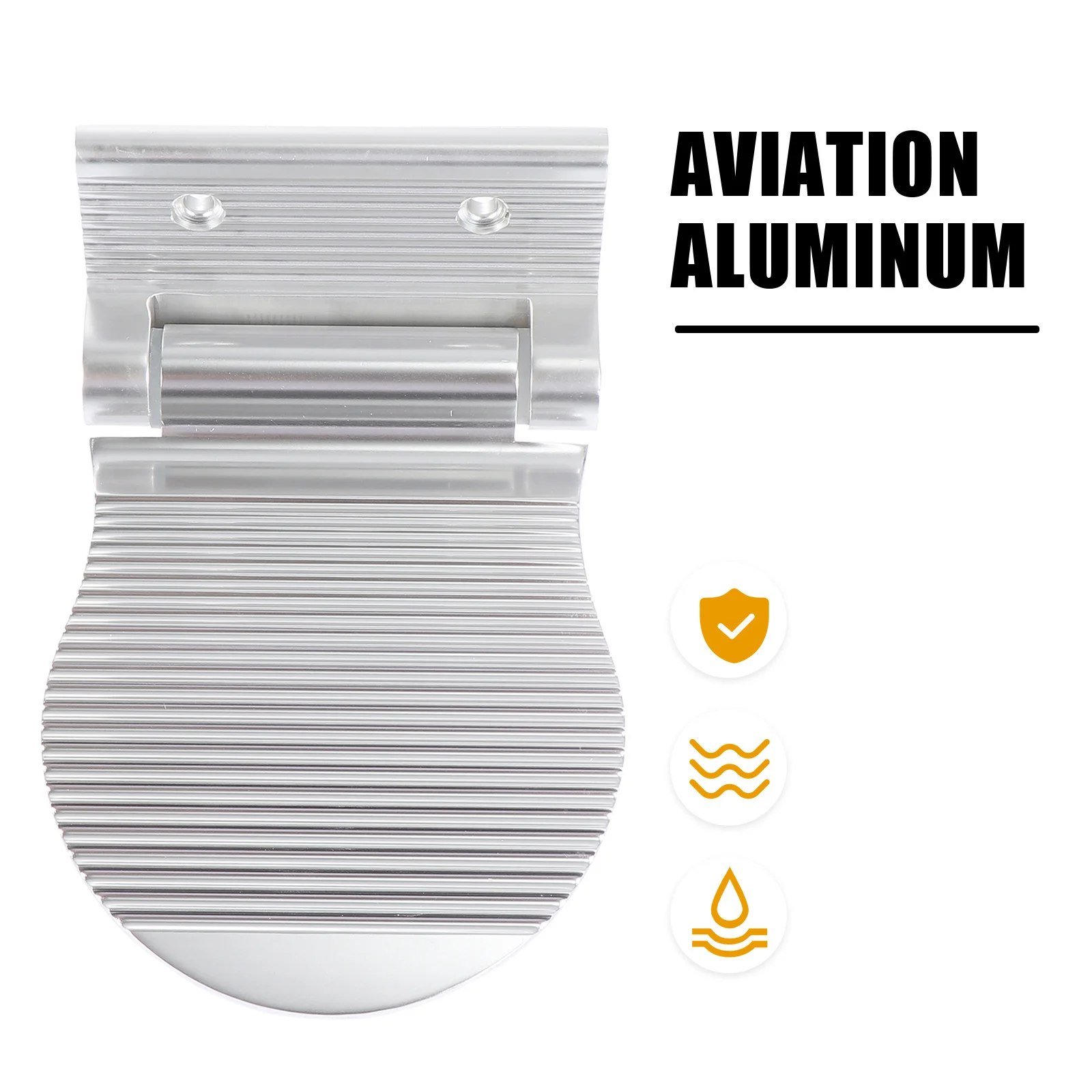 

1pc Shower Footstool Aircraft Aluminum Anti-Slip Pedal For Bathing Shoes Polishing Feet Support Bathroom Rest Tool