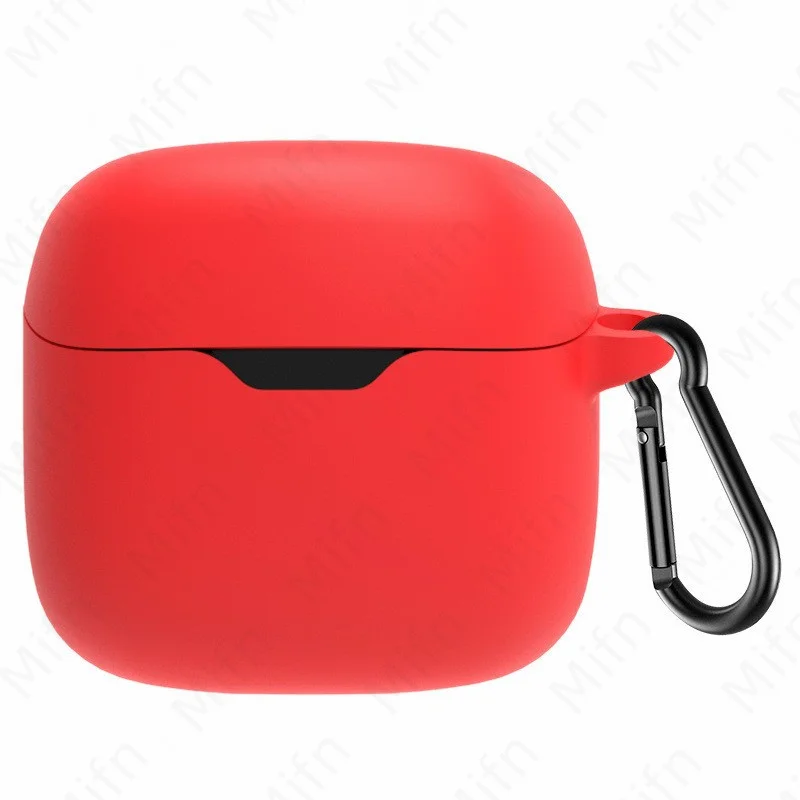 ل JBL لحن فليكس حالة عدم الانزلاق سيليكون سماعة لاسلكية تعمل بالبلوتوث سماعات غطاء مع هوك حماية الحال بالنسبة JBL لحن فليكس Fundas