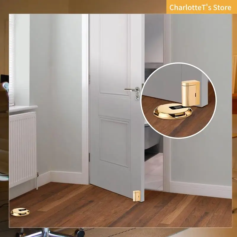 

Механический дверной стопор без гвоздей, дверной стопор, дверной зажим, напольный стопор, дверной стопор, мебельная дверная фурнитура-ABLI