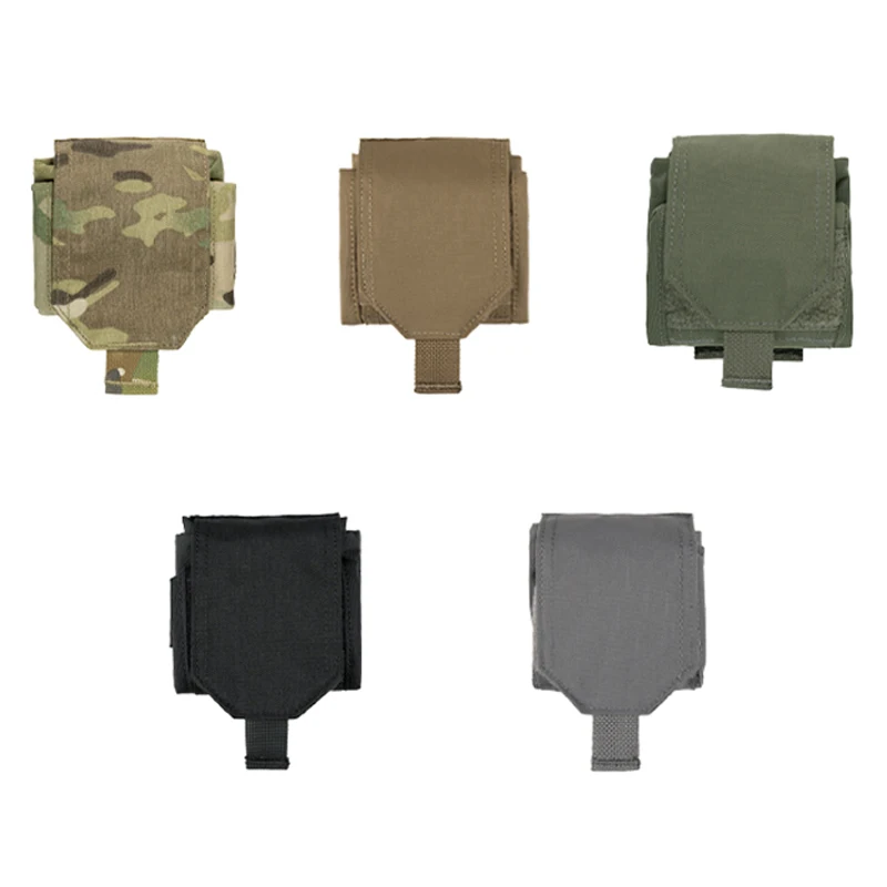 Bolsa táctica MOLLE plegable para almacenamiento exterior de nailon - imagen 5