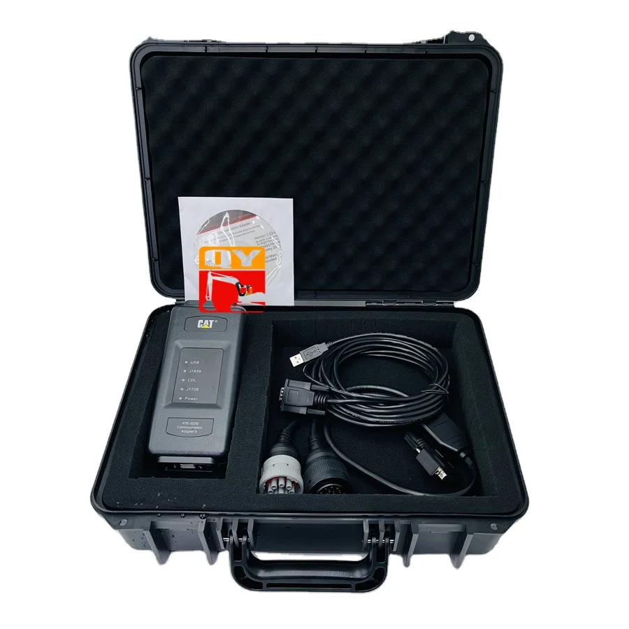 Communication Adapter Group 538-5051 5385051 Diagnostic Tool Adapter 478-0235 Excavator Diagnostic Tool Box