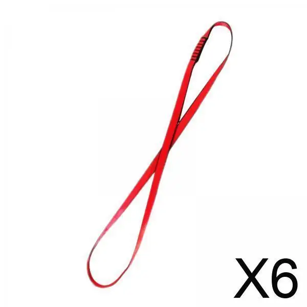 

6x бегун для скалолазания, снаряжение для скалолазания, соединительный ремень, профессиональная петля для скалолазания для гамака, оборудование