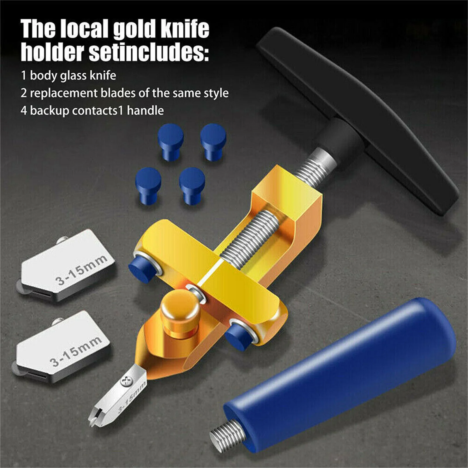 Professional 2 In 1 Easy Glide Glass Tile Cutter Ceramic Tile Glass Cutting Tool Portable Construction Cutter Tool