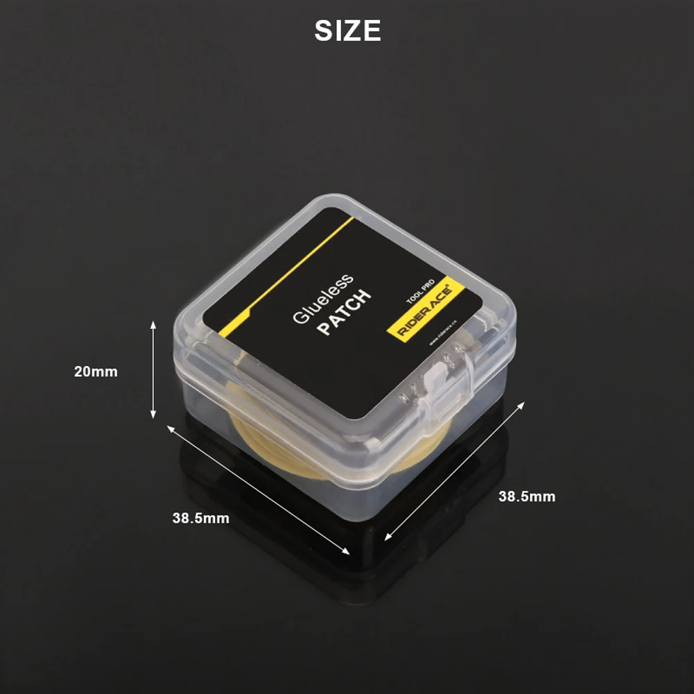 

10 шт., заплаты для ремонта проколов велосипеда, бесклеевые чип-патчи, комплект для ремонта внутренних шин, инструменты для ремонта велосипедных шин, велосипедные детали