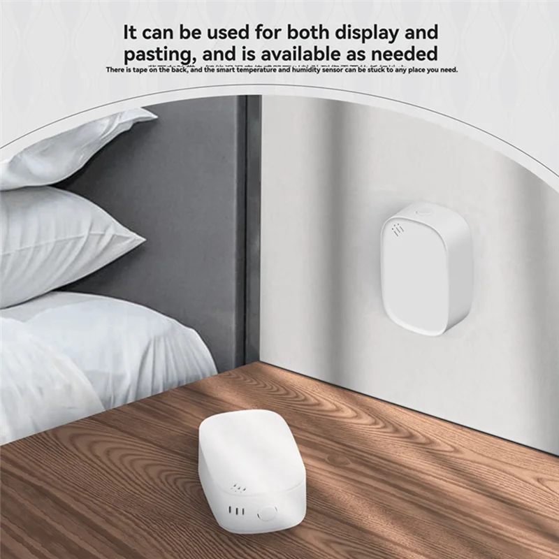 REPLA-APP Monitoring For Alexa Google Home 2 Pcs Tuya Zigbee Smart Temperature Humidity Sensor Indoor Hygrometer