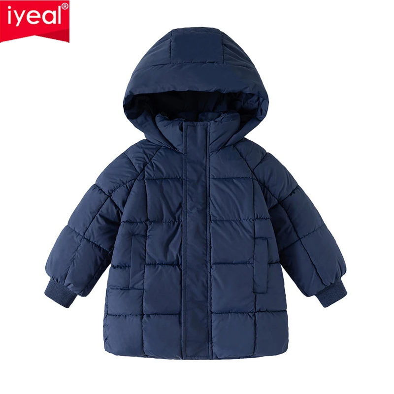 

IYEAL Kids Girls' Winter Cotton Coat Boys' Winter Fashion Down Cotton Coat Children's Winter Wear Girls' Thick Coat