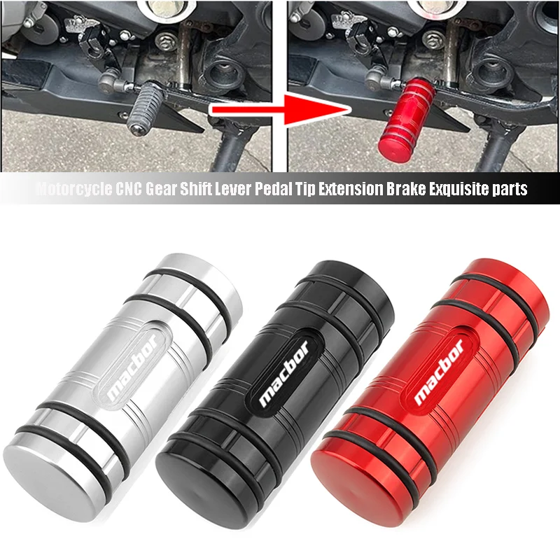 

New For Macbor Montana XR1 XR5 Fun rockster 125 Eight Mile 500 xr3 Motorcycle CNC Gear Shift Lever Tip Extension Enlarger Pedal