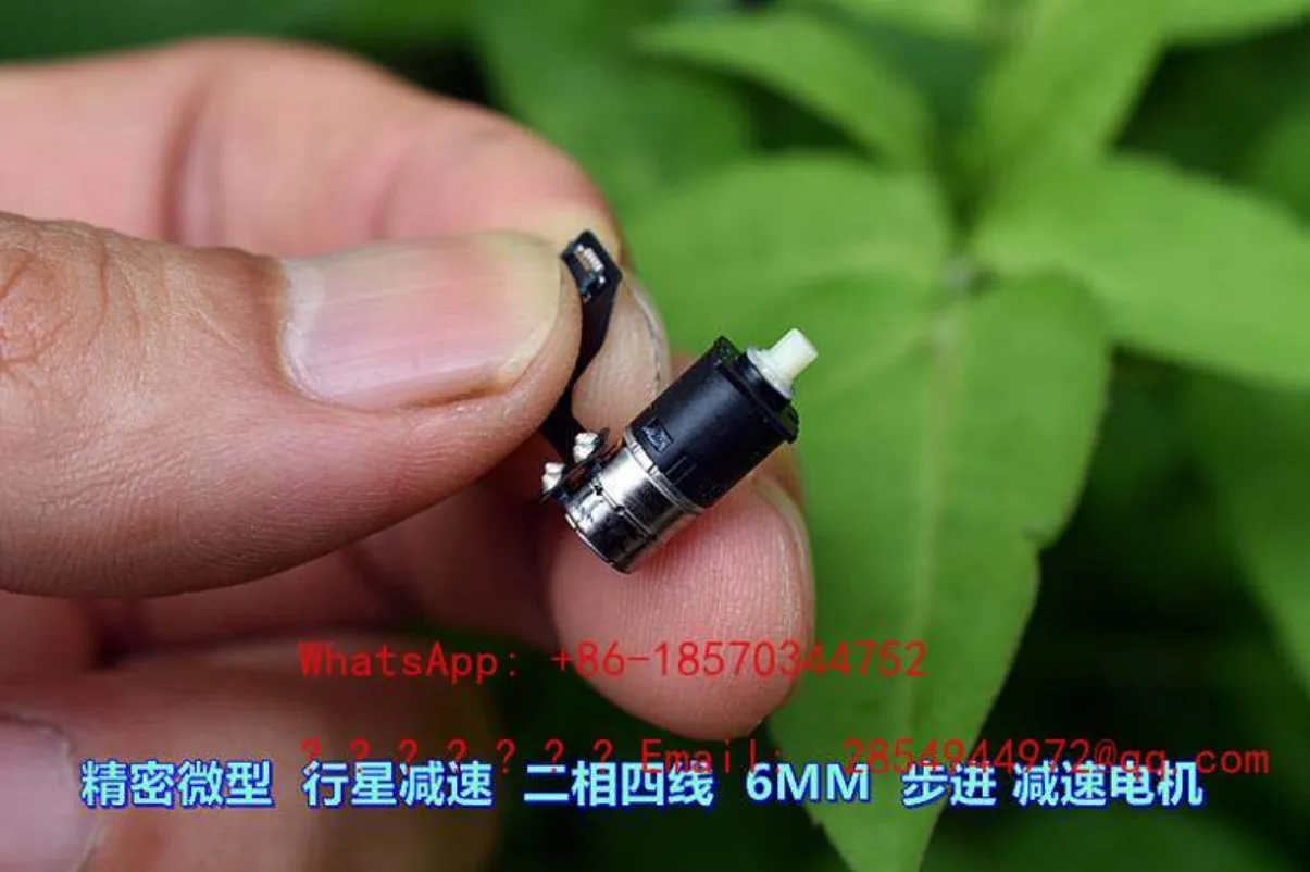 

Высококачественный и простой в использовании прецизионный миниатюрный планетарный редукторный двухфазный четырехпроводный шаговый двигатель с редуктором 6 мм