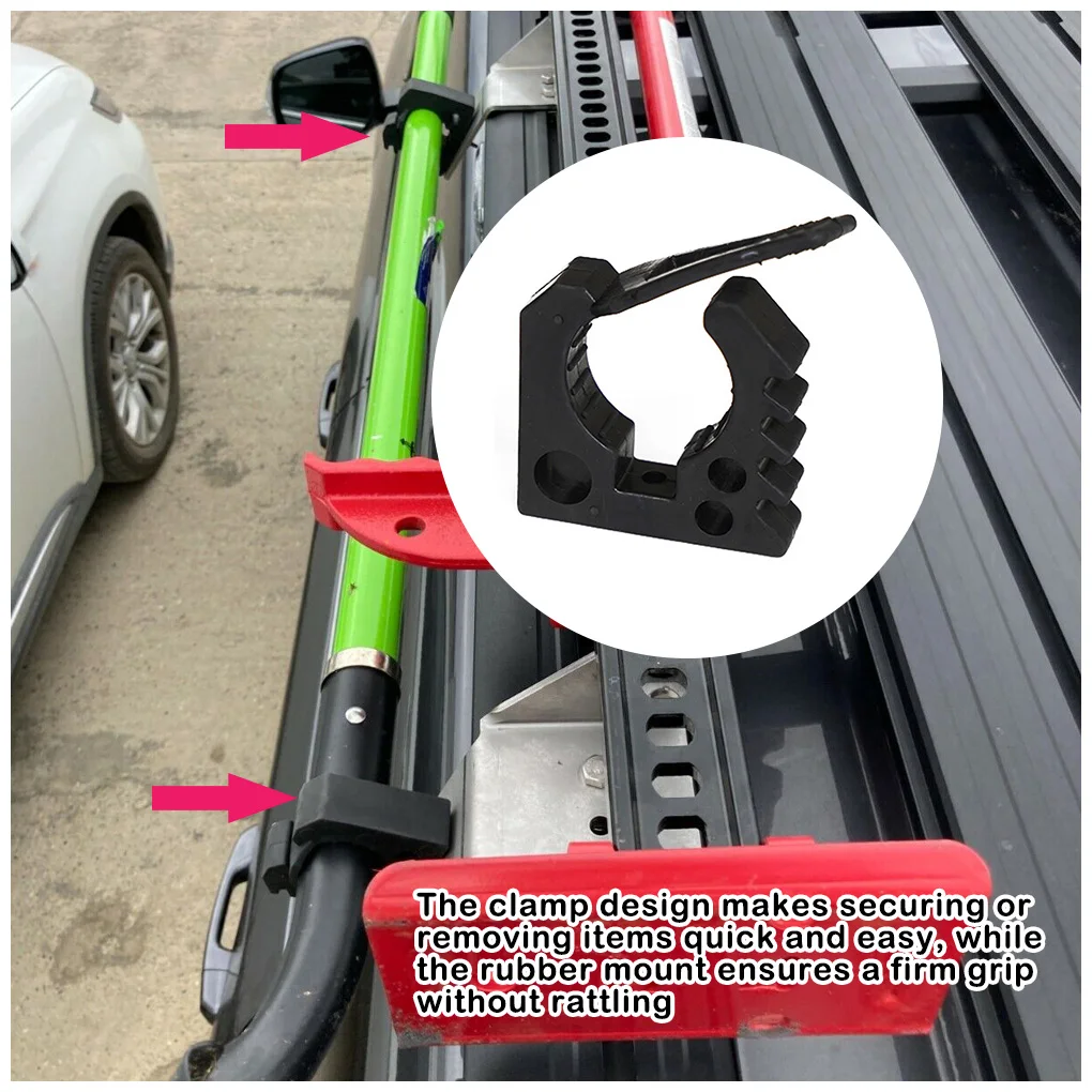 Strap Holder For Car Roof Rack Cargo Basket Carrier Cargo Bar 2pcs Automotive Roof Rack Cargo Fixing Holders