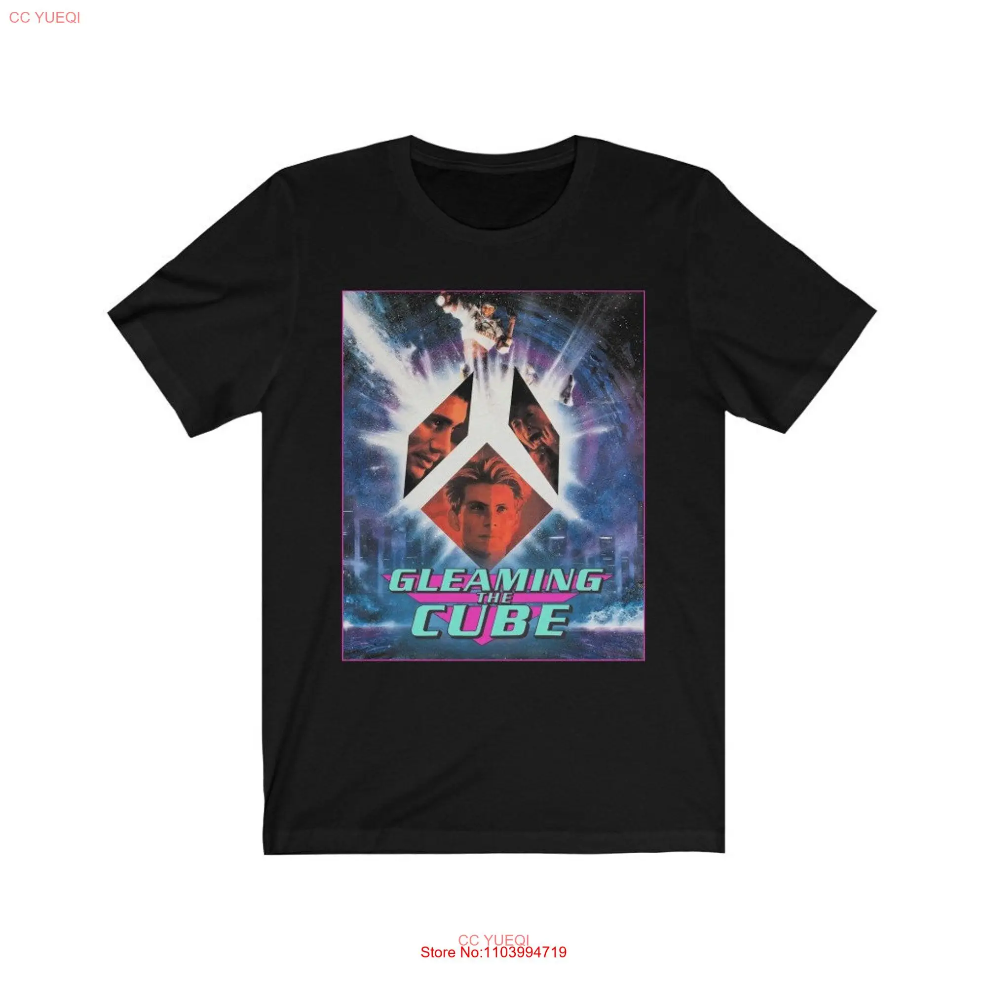 Camiseta de manga larga o corta con estampado de la película The Cube, camisa Retro de los años 80