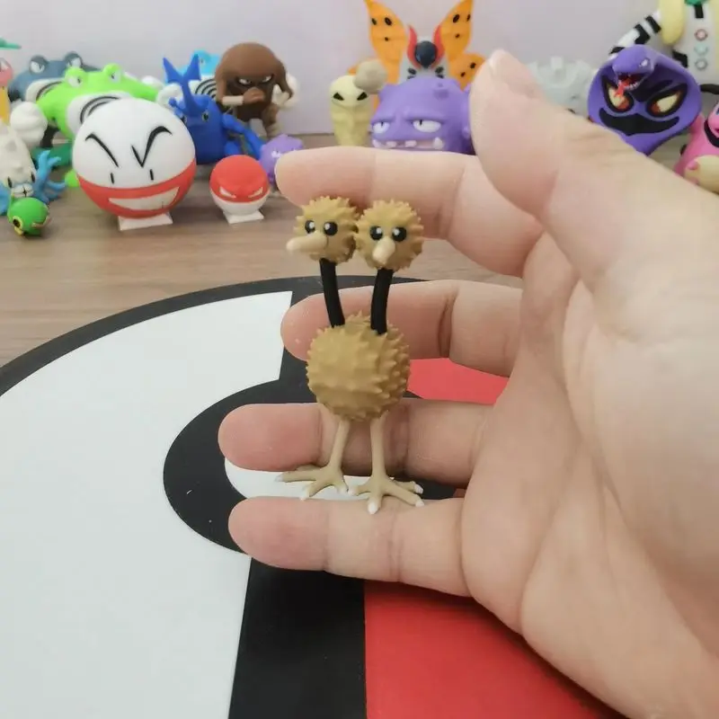 Diy 3d Printing Dodrio Figure Doduo Action Figure Proportion World 1:20  Kawaii Cartoon Character Model Kids Toys Gifts Birthday