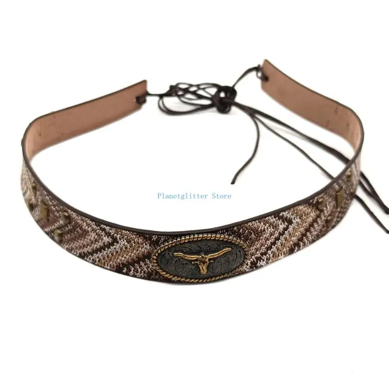 652B Fashionable Hat Belt for Decorating Straw and Felt Cowboy Hats Mark Your Hat