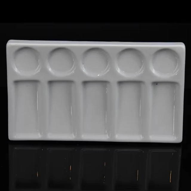 GG Ceramic Palette lab Glaze Color Palette with Cover for Porcelain Teeth