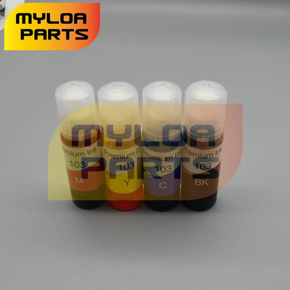 T103 103  Refill Dye Ink is for Epson Eco Tank L1110 L3100 L3110 L3111 L3116 L3150 L3151 L3156 L3160 5190 Desktop Printer