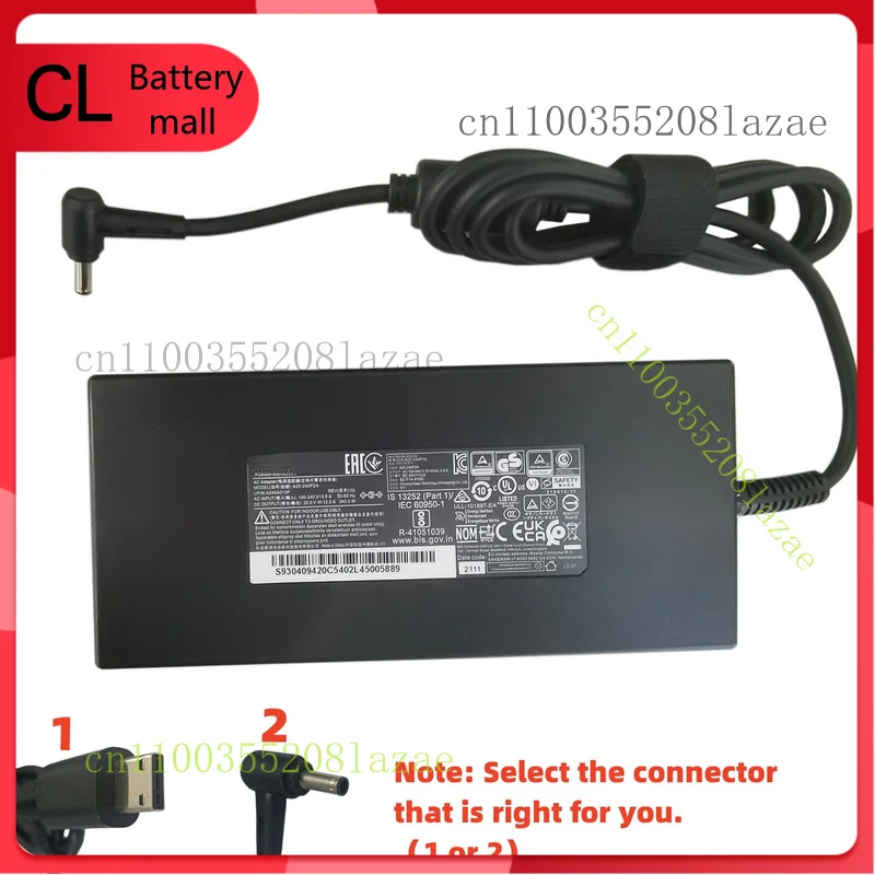 

NEW OEM Chicony 240W A20-240P2A For MSI GE66 GE76 GE77 Vector GP76 WE76 Charger