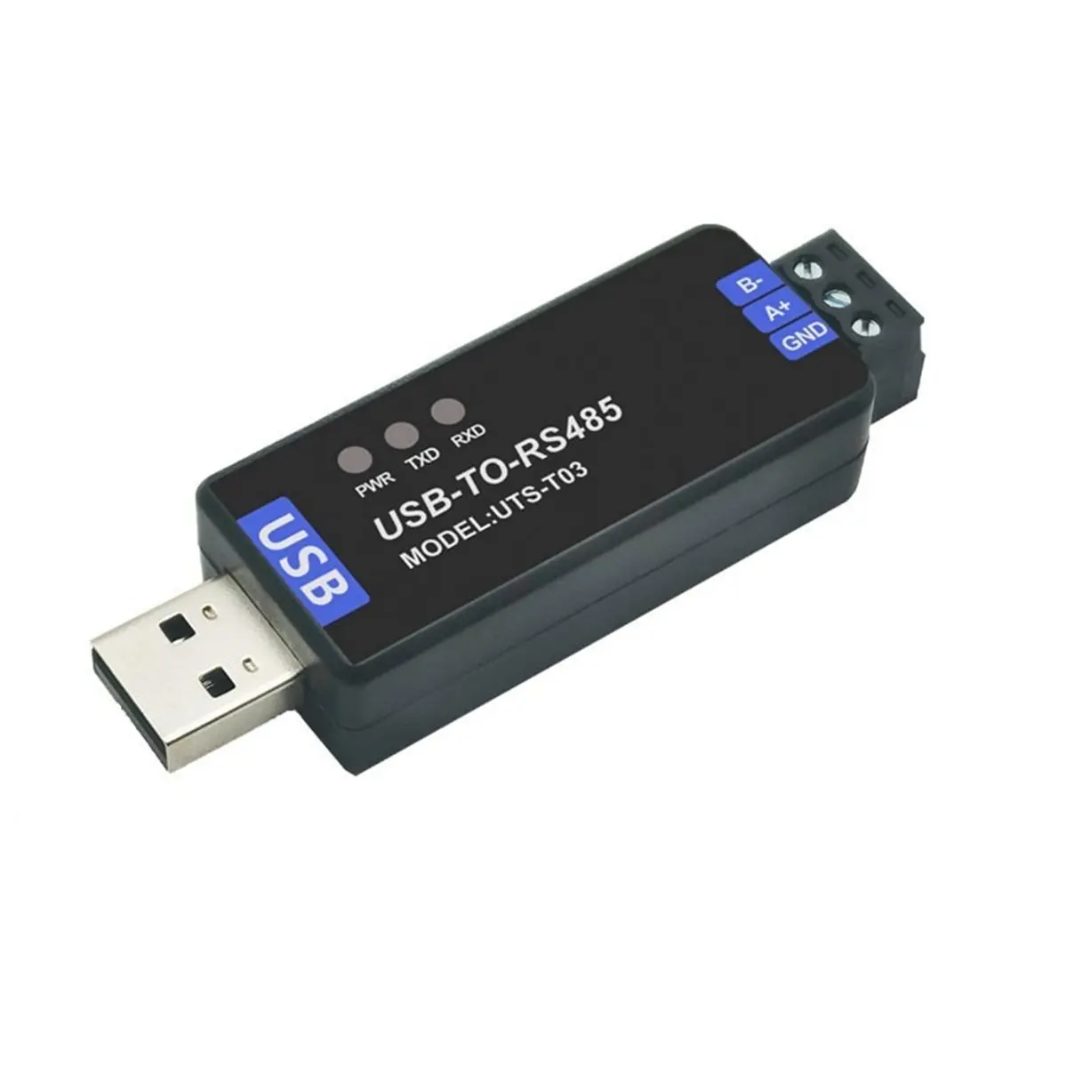 A49T Communication Module USB to RS485 Bidirectional Half Duplex Serial Port Line Converter Industrial Grade Converter CH343G