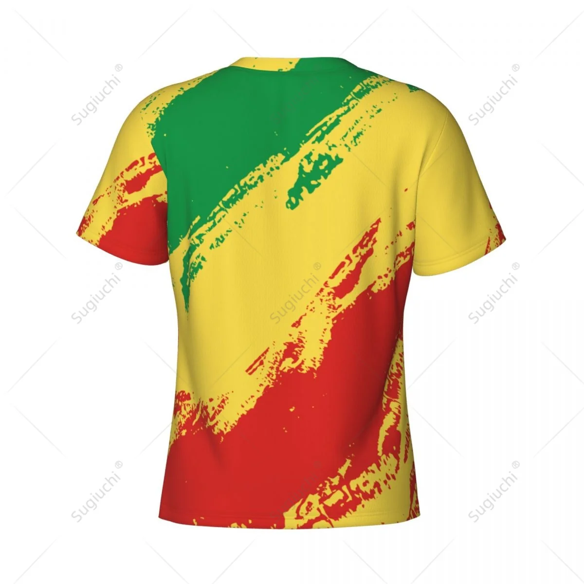 Custom Name Nunber Republic Of Congo Flag Color Men Tight Sports T-shirt Women Tees jersey For Soccer Football Fans